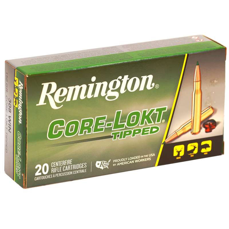 Remington 308 Winchester Ammo 150 Grain CoreLokt Tipped Ammo Deals